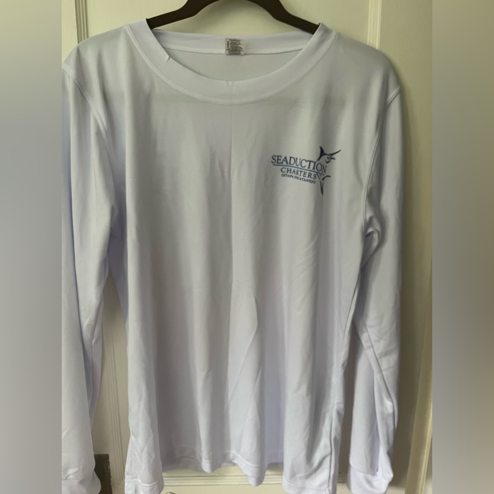 NWOT Seduction Charters Sun Shirt Fishing Size M